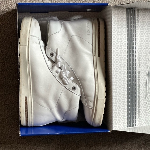 Birkenstock white leather high top (women’s) - Picture 3 of 6